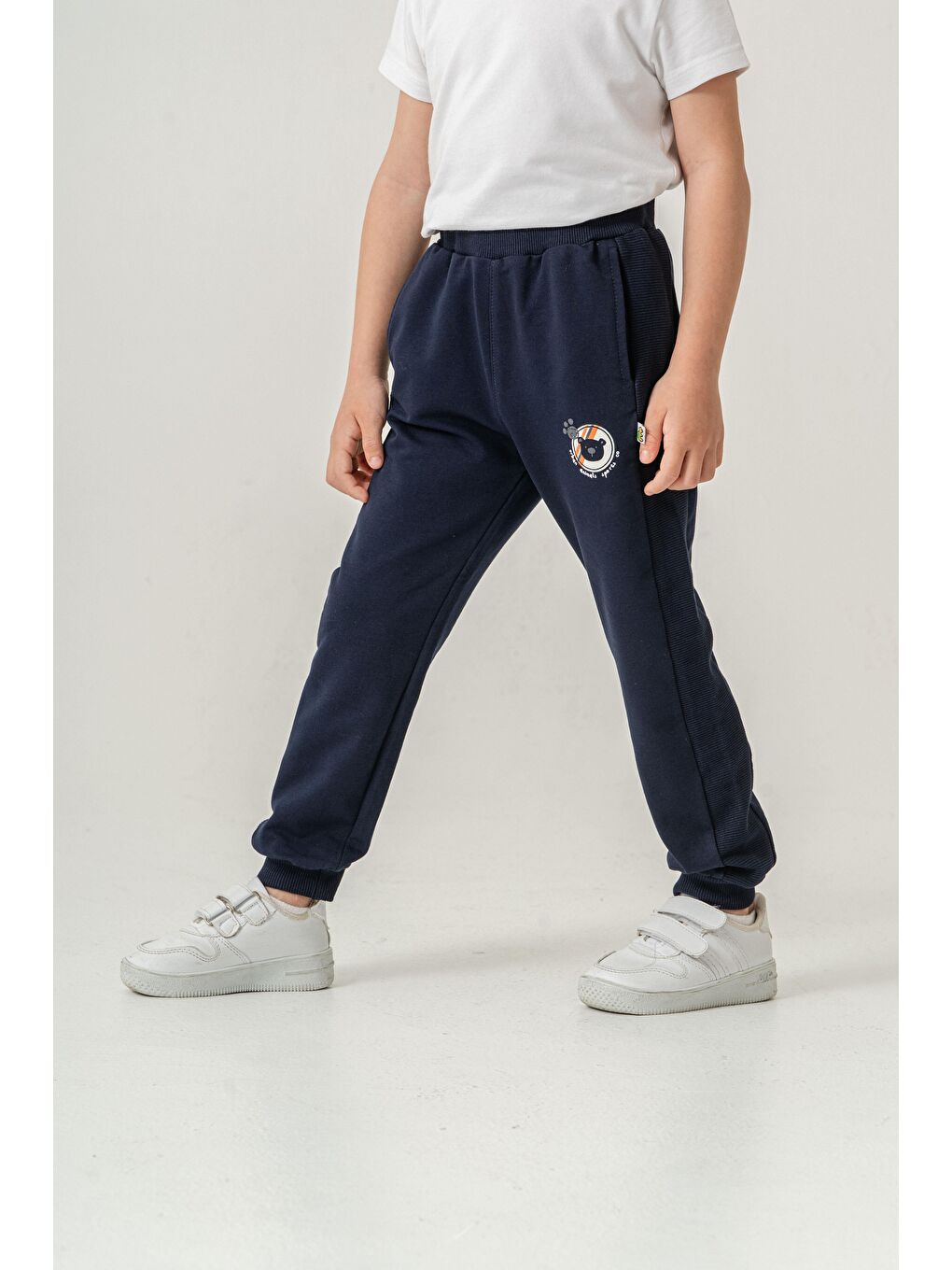 Lacivert Urban Animals Sports Co Baskılı Erkek Çocuk Eşofman Alt-4