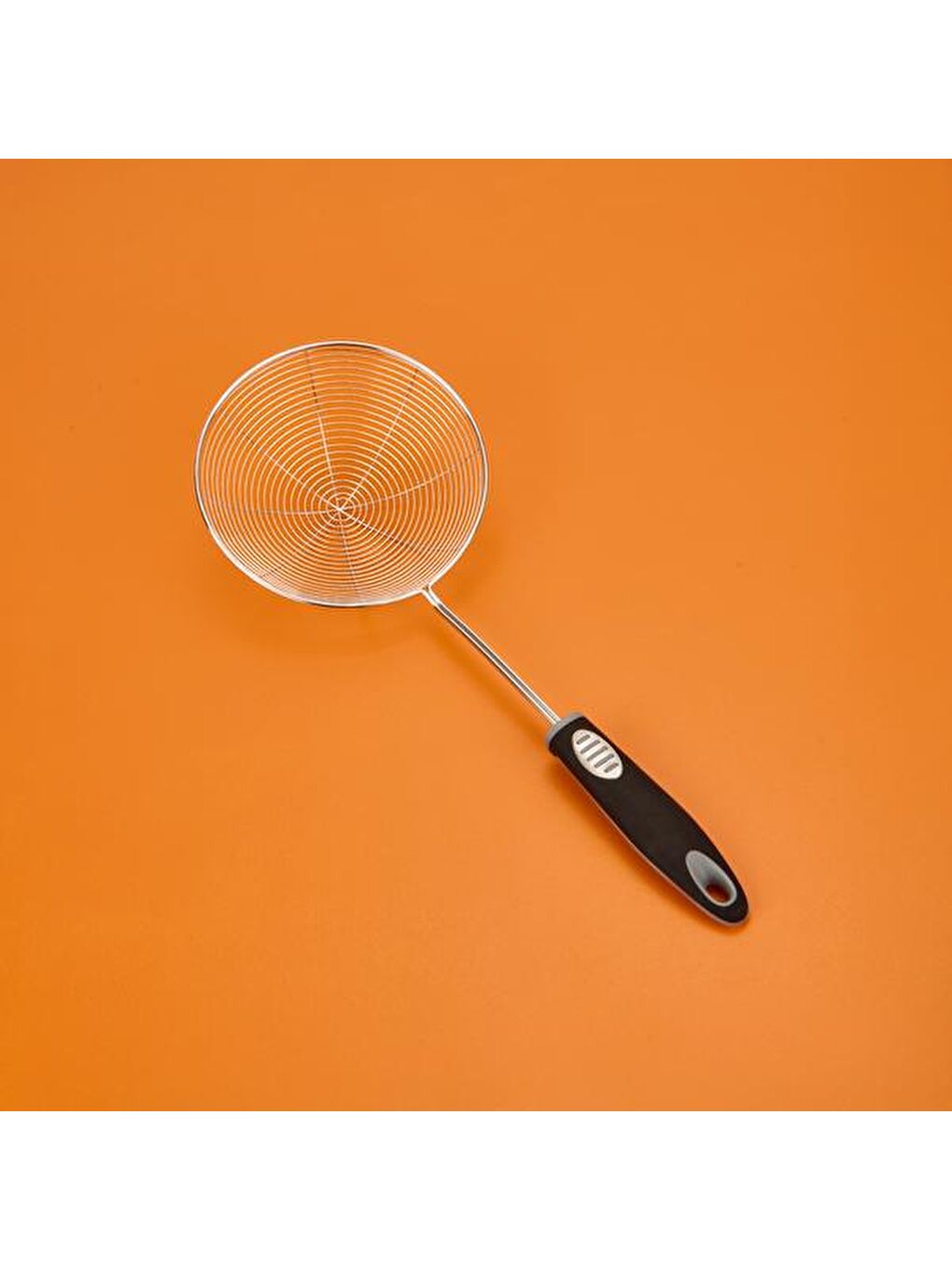 Kitchen Kızartma Kepçesi - Siyah - 39 cm-1