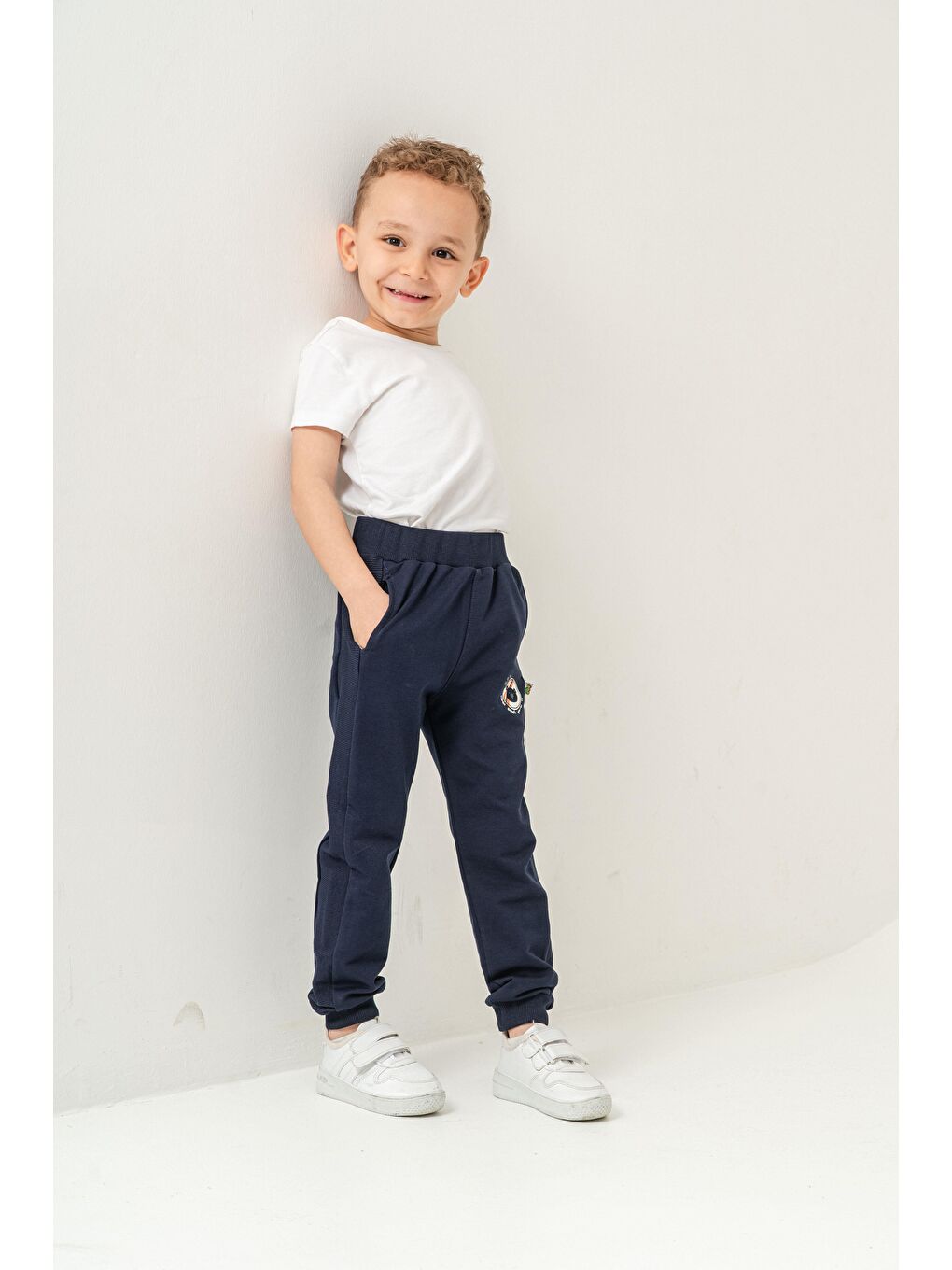 Lacivert Urban Animals Sports Co Baskılı Erkek Çocuk Eşofman Alt-7