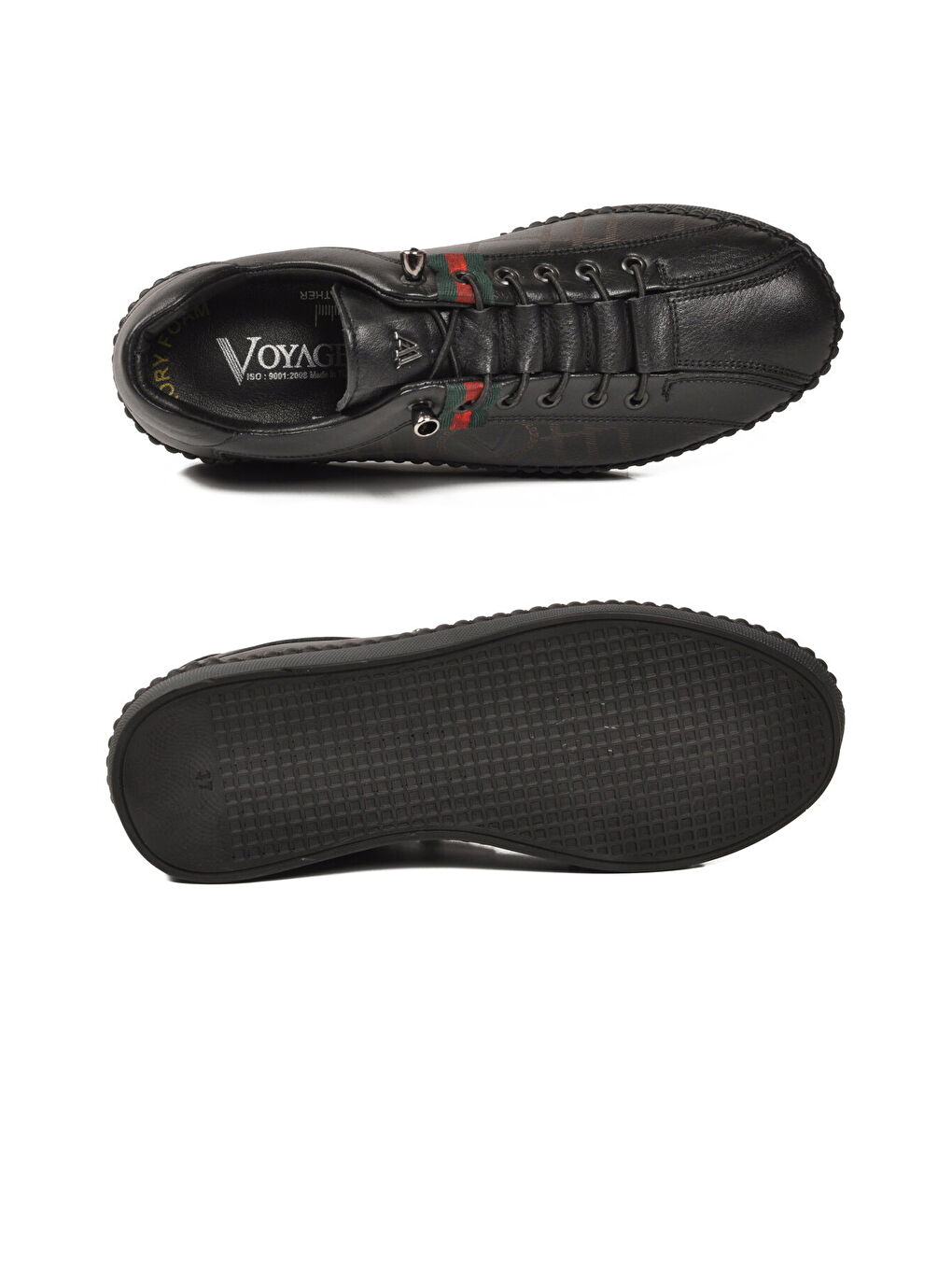 Siyah Hakiki Deri Anatomik Kadın Casual Ayakkabı Z096 Z-4