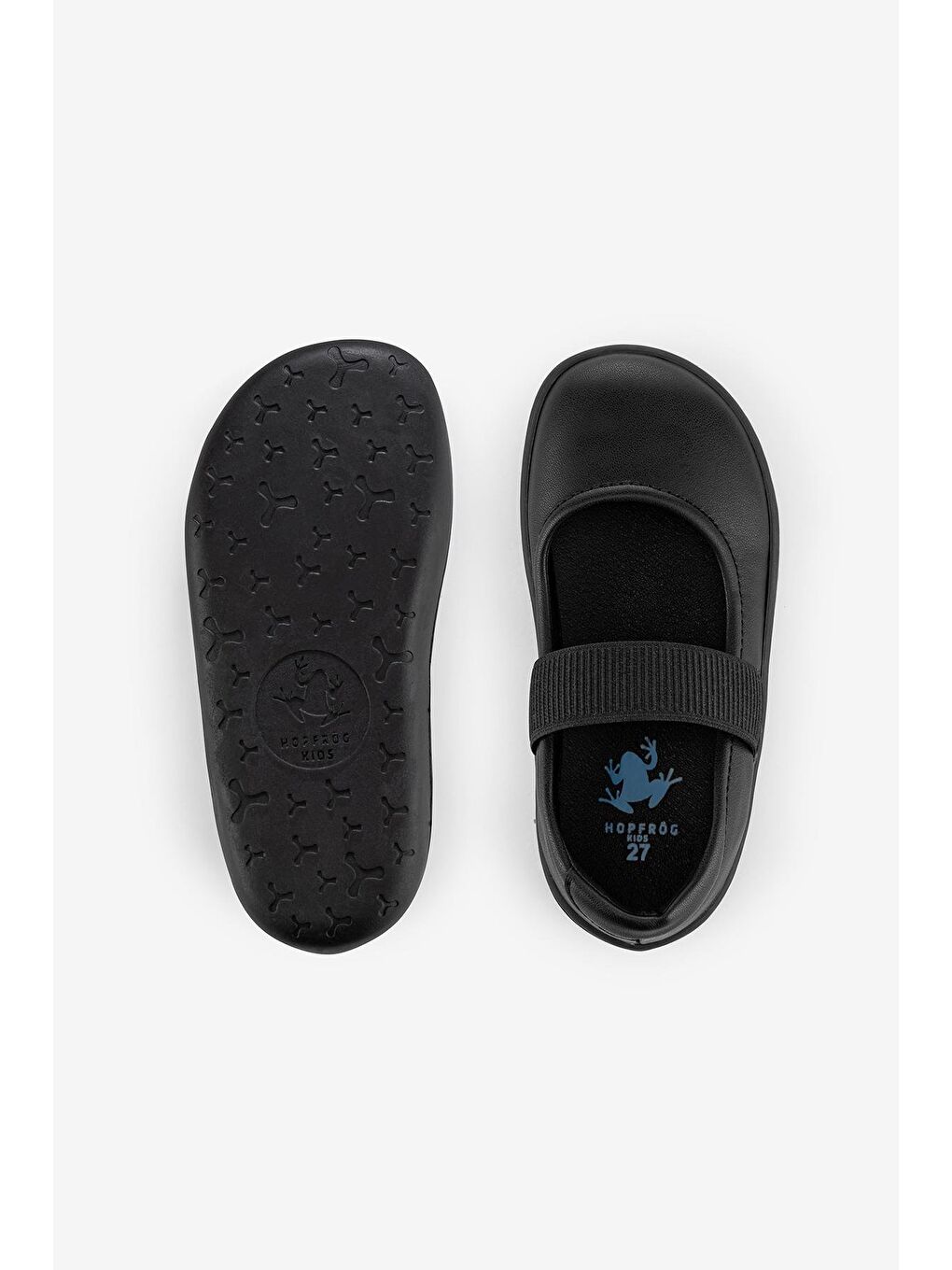 Hopfrög Smart Walker  Havalı Siyah Barefoot Kız Babet Ayakkabı - 5