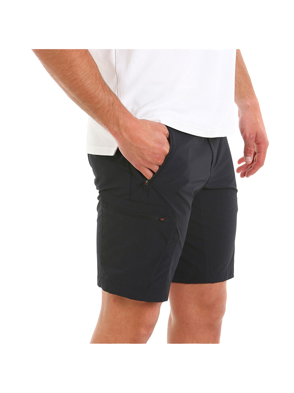 Lacivert Tech Cargo Short Erkek Mavi Şort-3