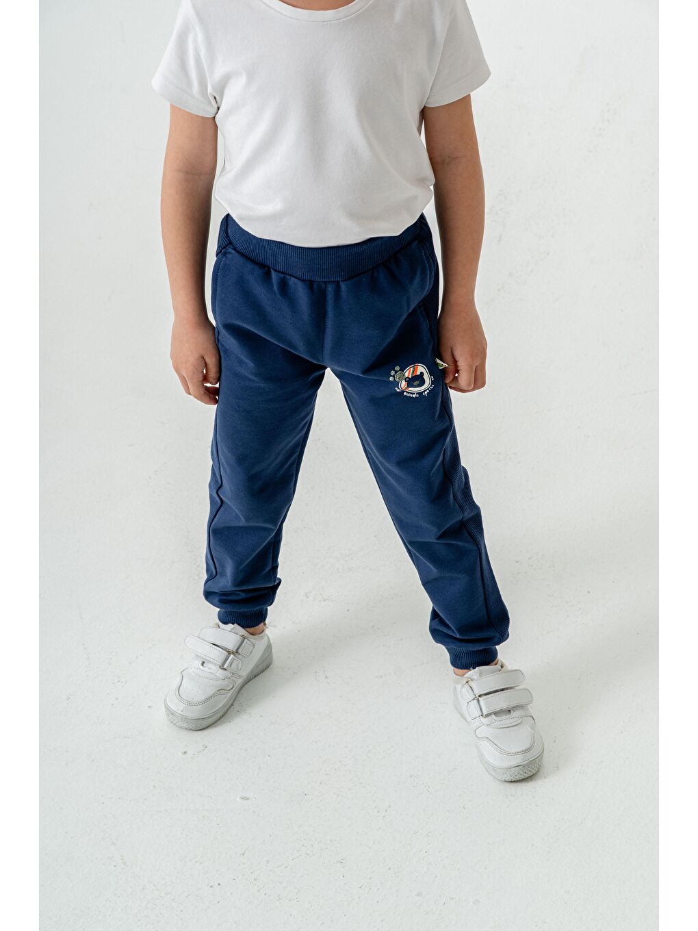 Mavi Urban Animals Sports Co Baskılı Erkek Çocuk Eşofman Alt-3