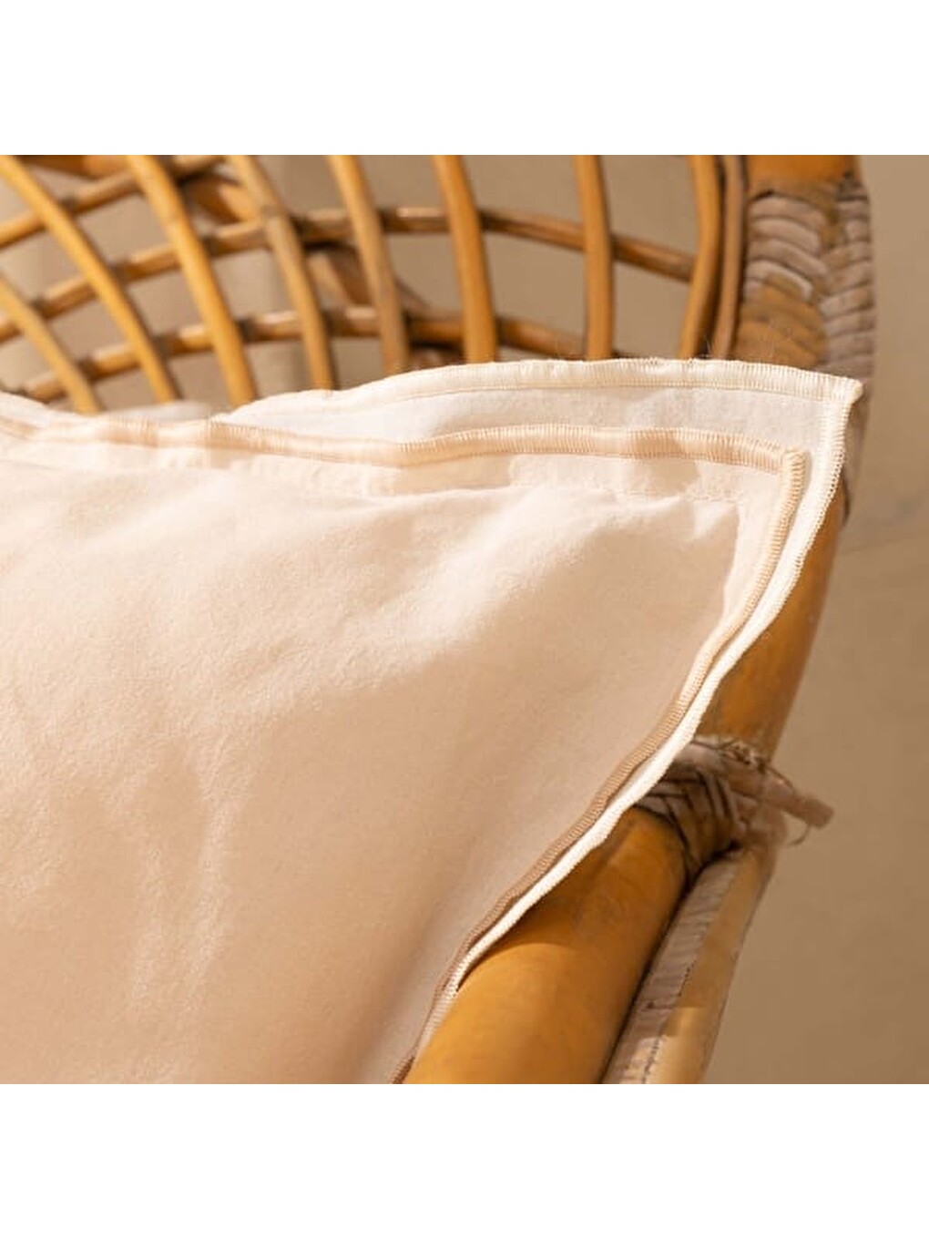 Soft Rett Kırlent - Bej - 50x50 cm-2