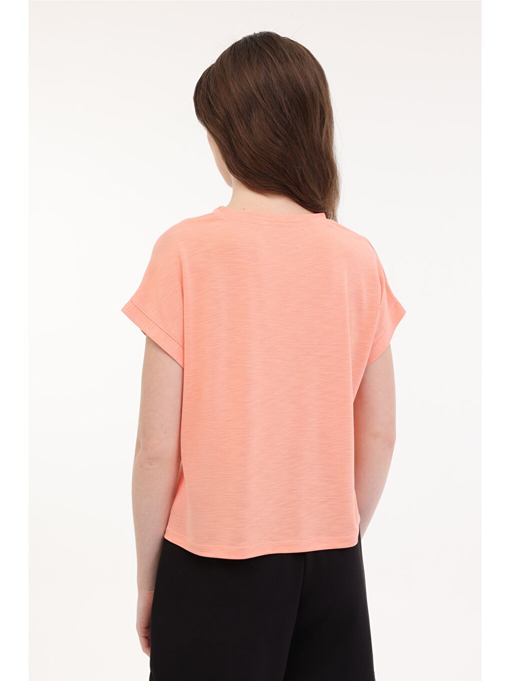 W-JOANNE TEE 5FX Turuncu Kadın Kısa Kol T-Shirt-1