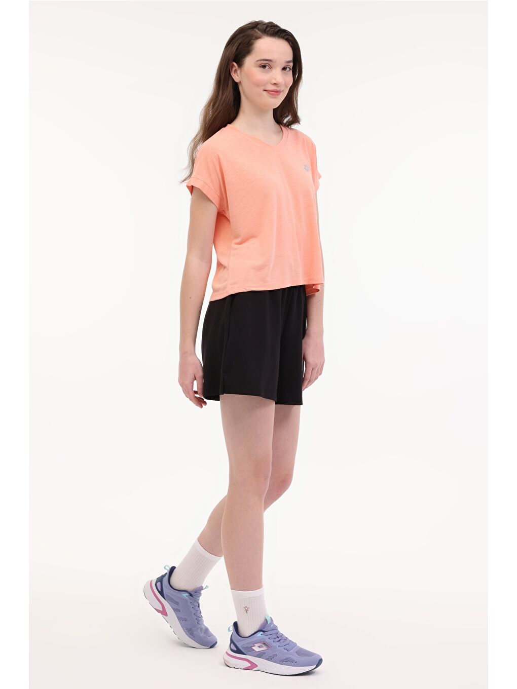 W-JOANNE TEE 5FX Turuncu Kadın Kısa Kol T-Shirt-2