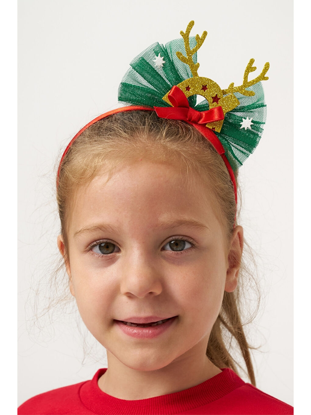 Kırmızı Joy Baskılı Tül Etekli Kız Çocuk Elbise - Fragile-6