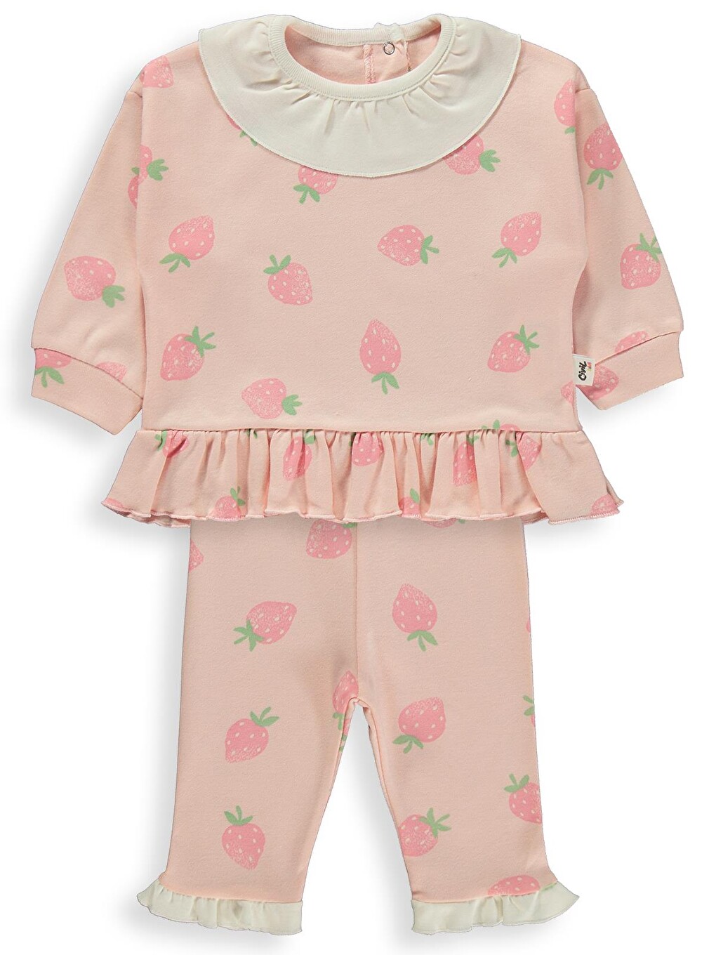 Baby My Lucky Bunny Baskılı 3-18 Ay Takım - Pembe