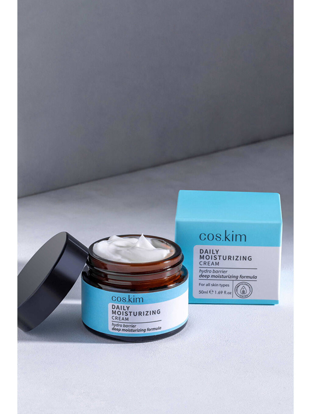 cos.kim Renksiz Yoğun Nemlendirici ve Bariyer Güçlendirici Günlük Bakım Kremi | Daily Moisturising Cream 50ml - 1