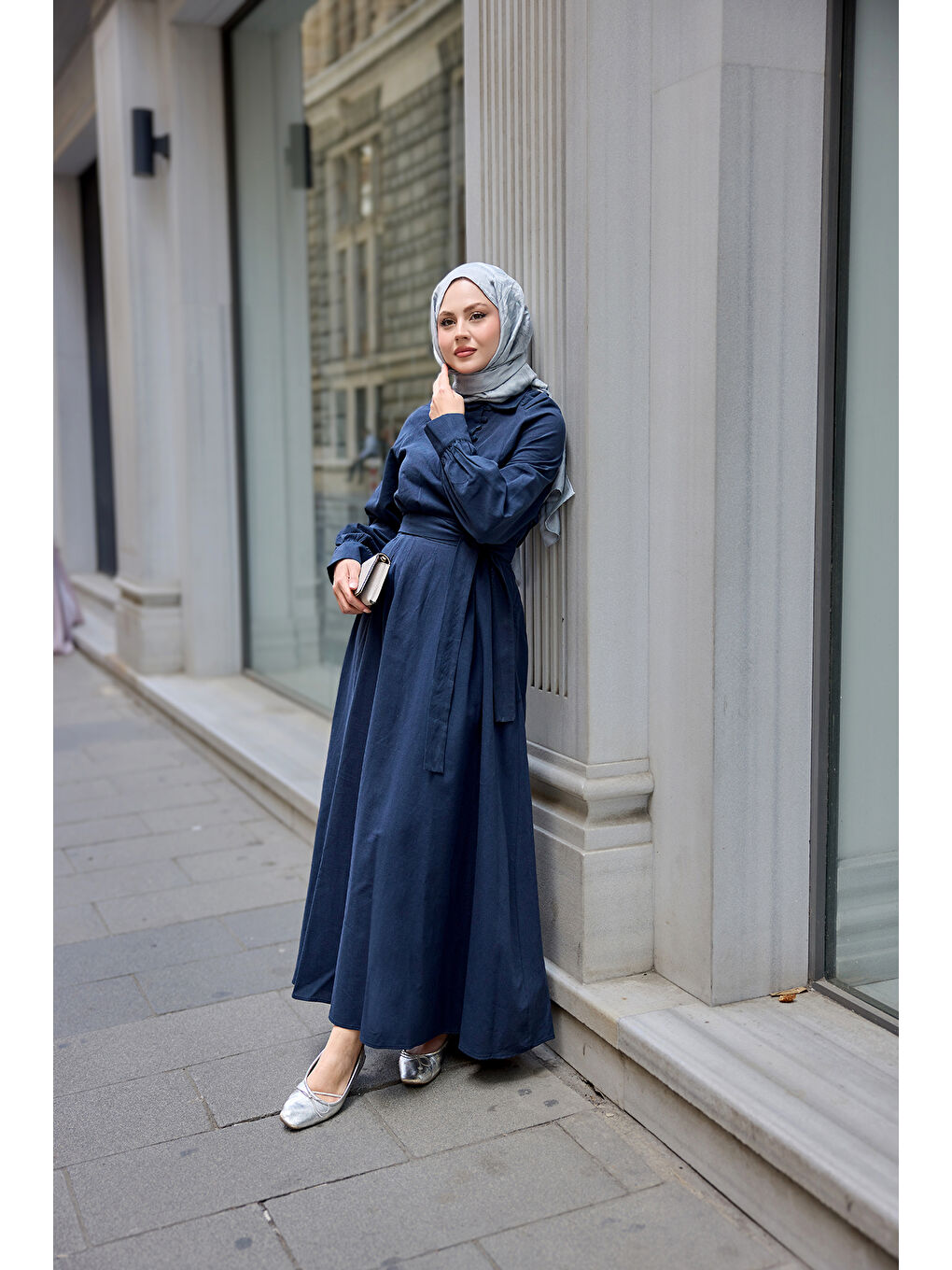 Kadın Sea Elbise Lacivert-1