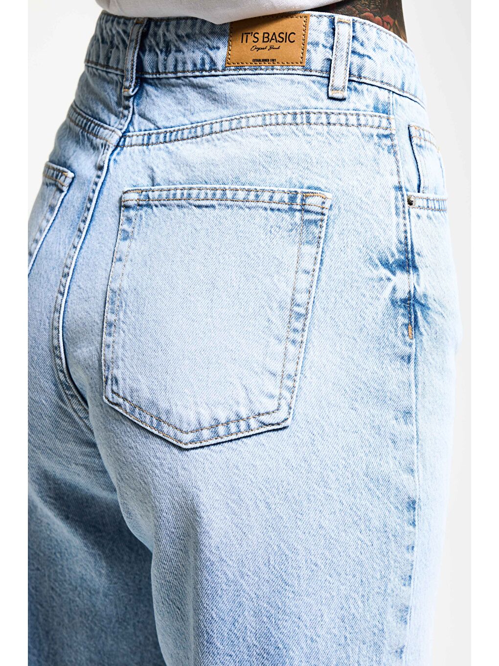 Mavi Kadın Ice Doris 4s6-3 Straight Fiy Yüksek Bel %100 Pamuk Denim Jean-6