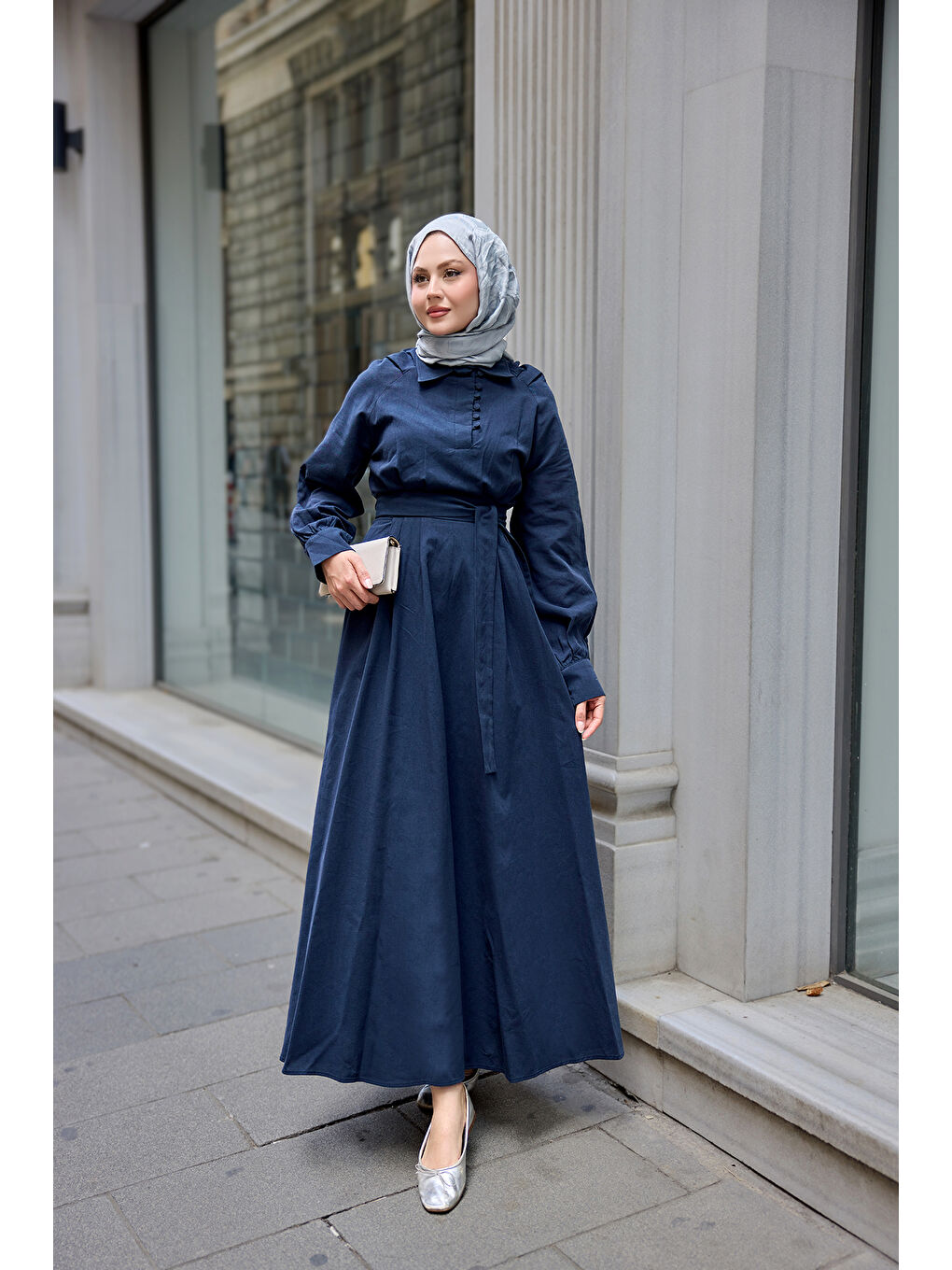 Kadın Sea Elbise Lacivert-2
