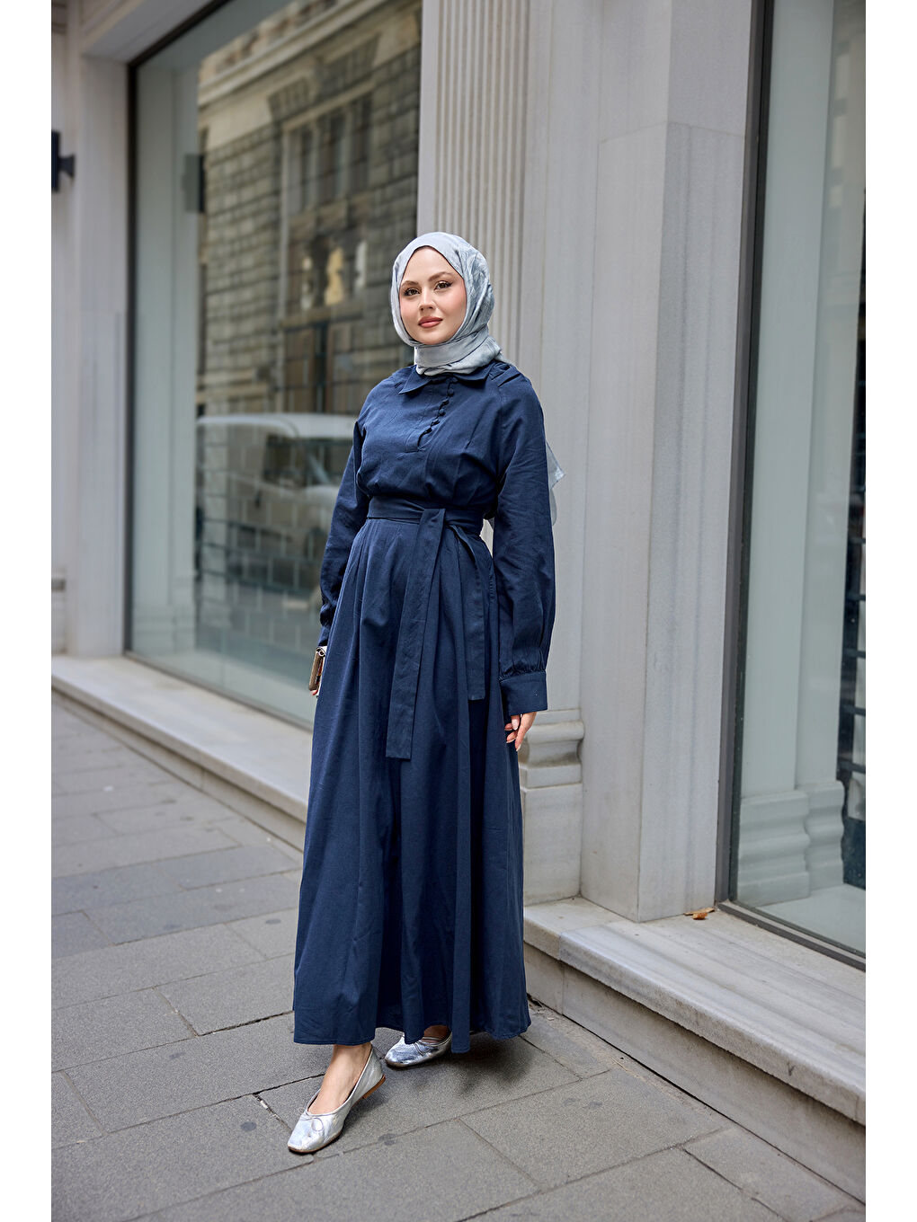 Kadın Sea Elbise Lacivert-3