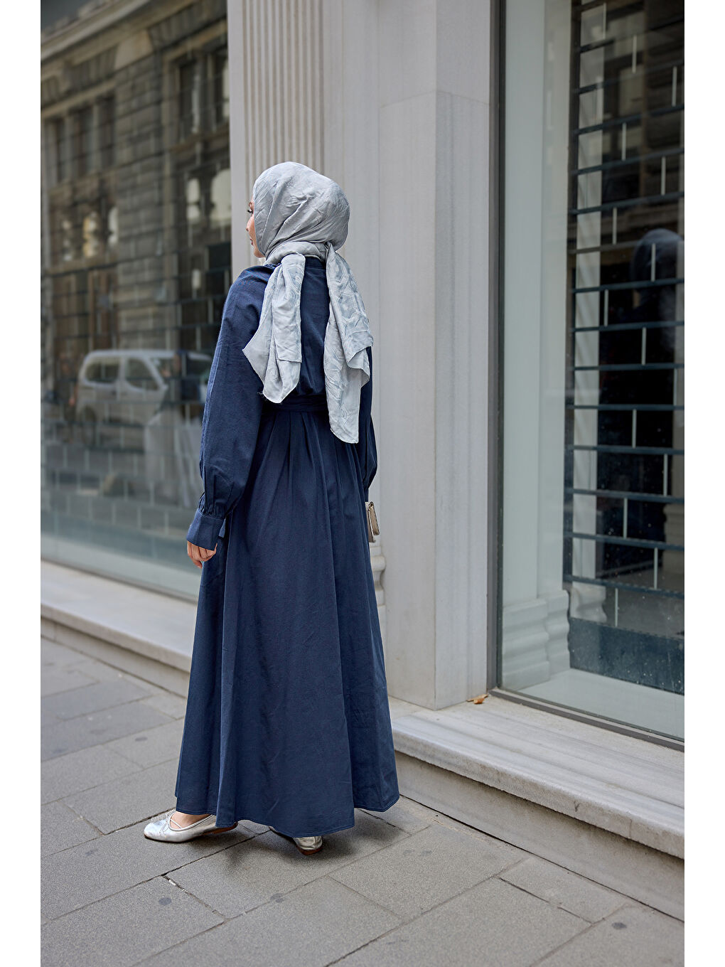 Kadın Sea Elbise Lacivert-4