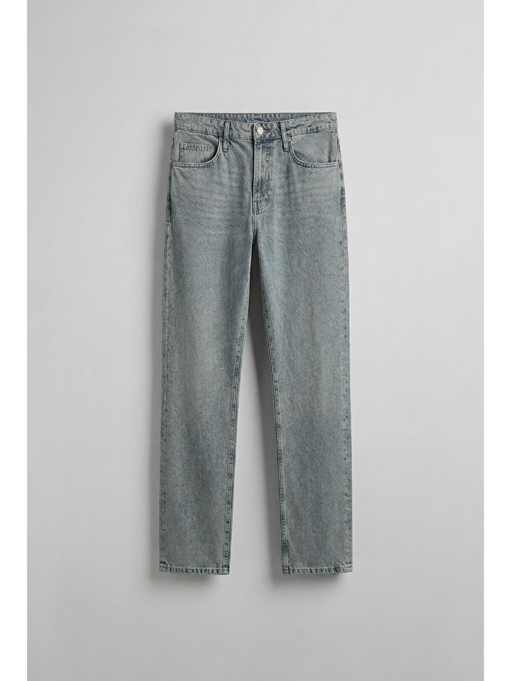 Erkek Baggy Fit Jean Pantolon Mavi