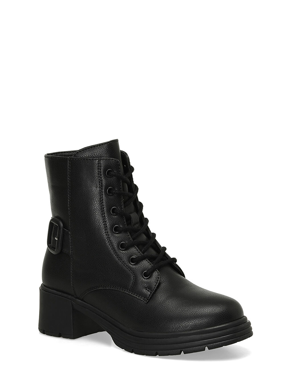 324614.Z 4PR Siyah Kadın Topuklu Bot-1