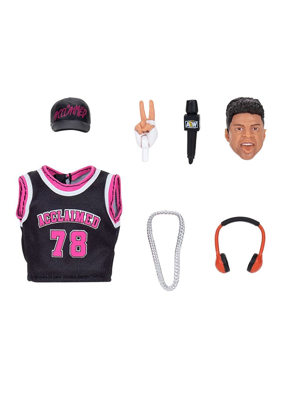 AEW Karakterleri Model Aksiyon Figürler S14 Max Caster 129-3