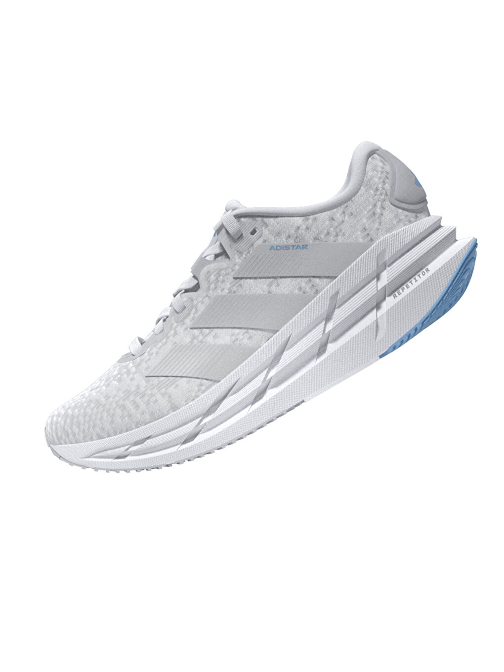 Adistar 4 Whtzeromtgloblu Kadın Beyaz Yol Koşusu Ayakkabısı-2