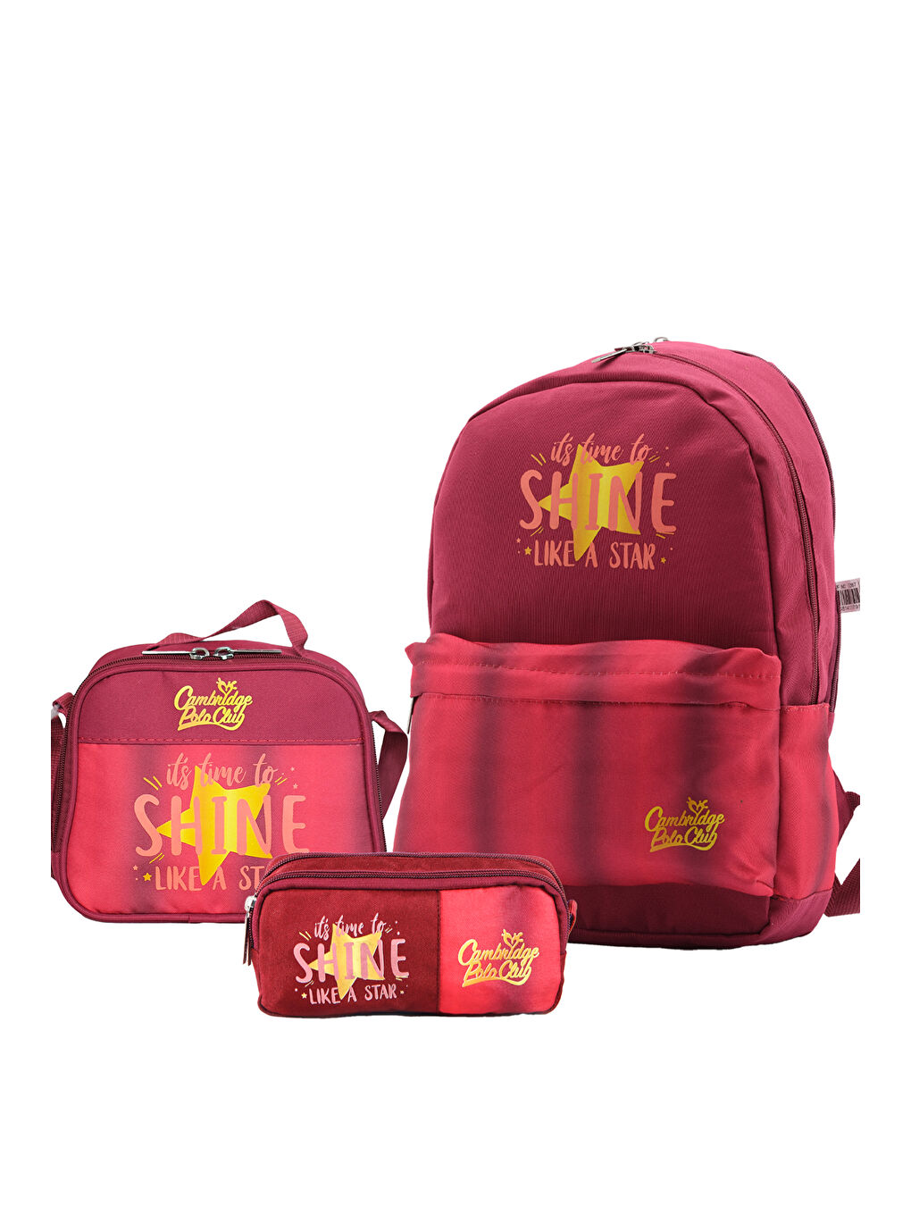 Star Çift Ana Bölmeli Unisex Çocuk İlkokul Çanta Set