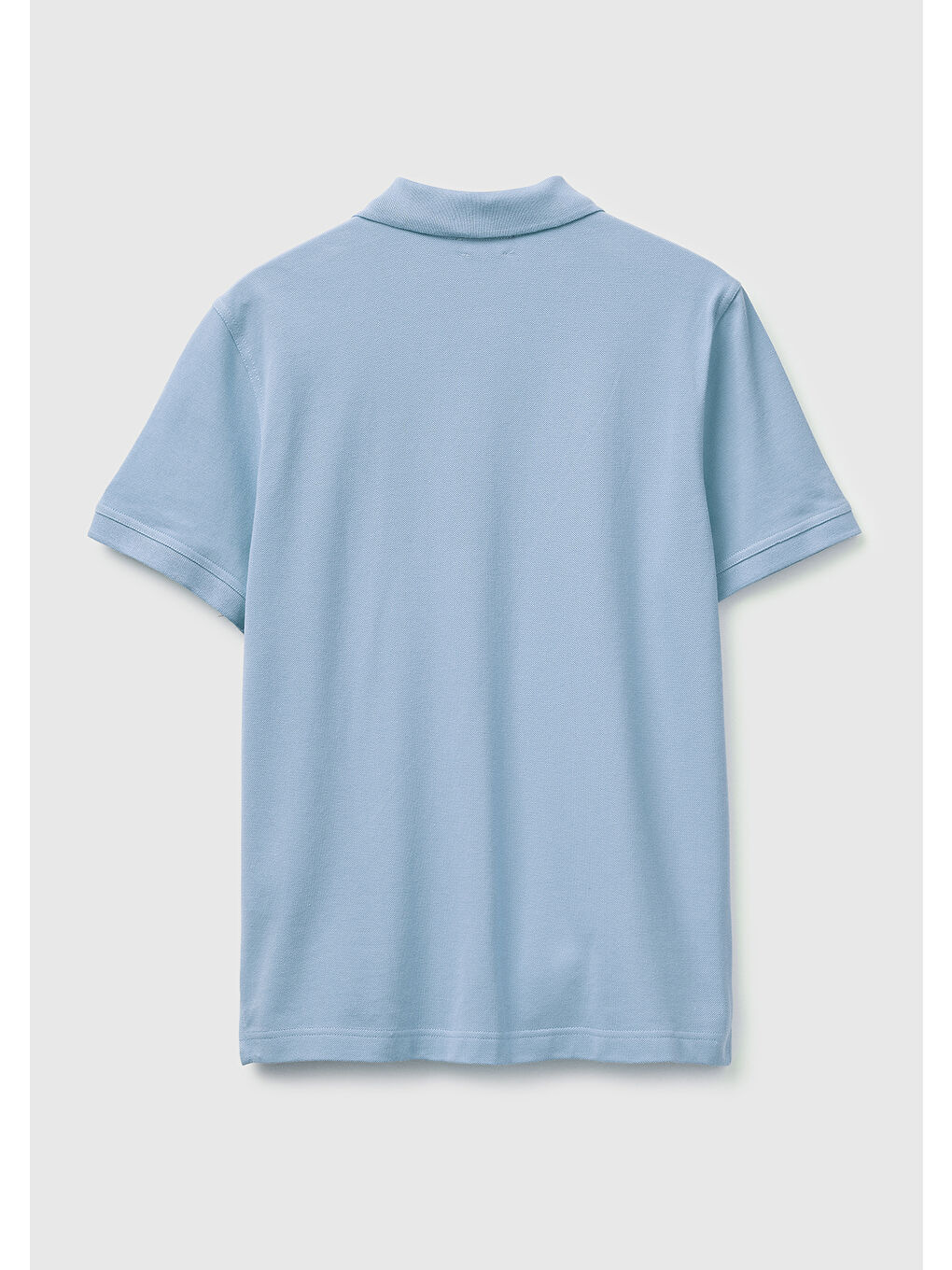 Erkek Açık Mavi Regular Fit Kısa Kollu Polo T-Shirt-1