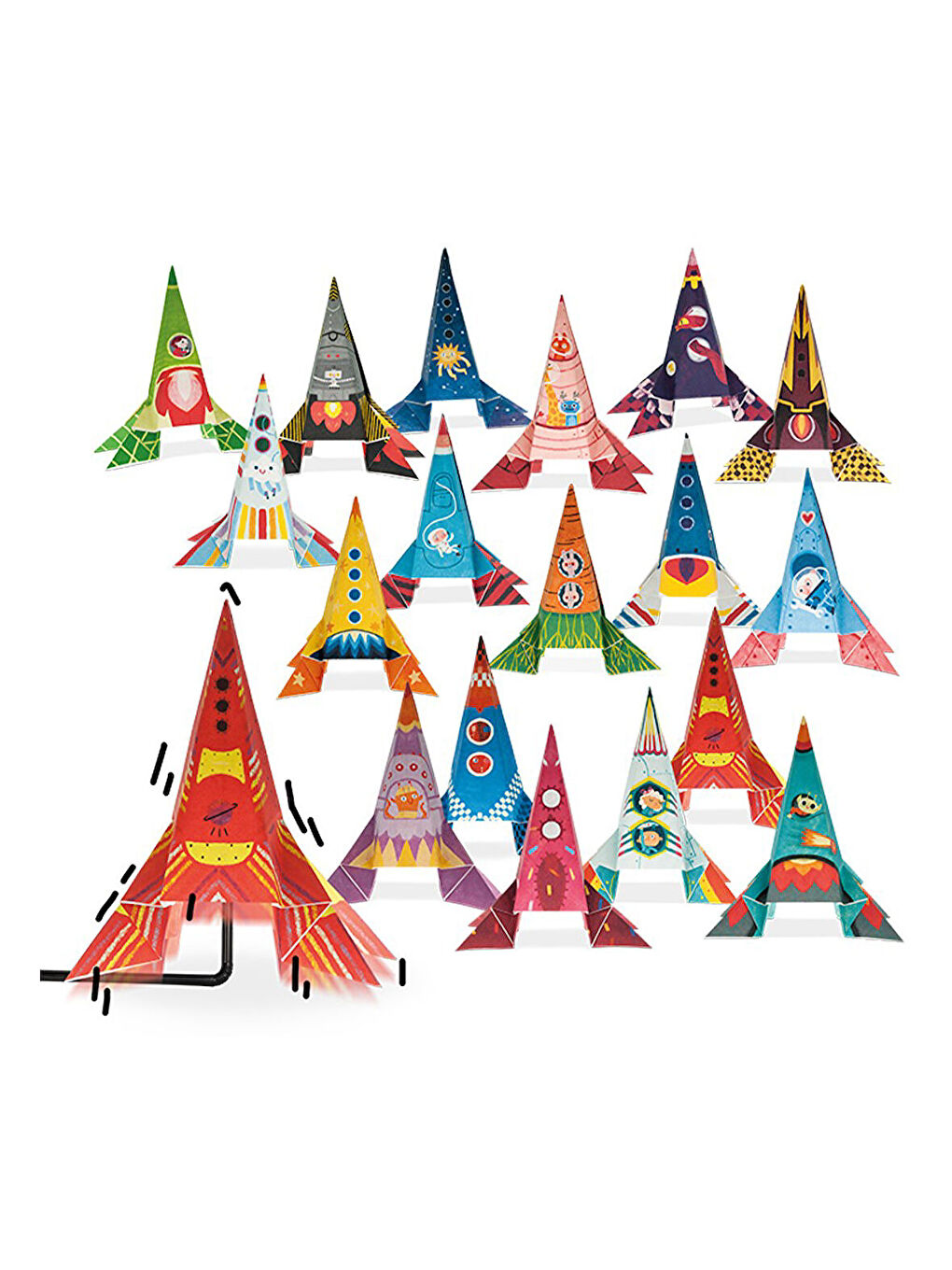 Easy Origami - Rocket-1