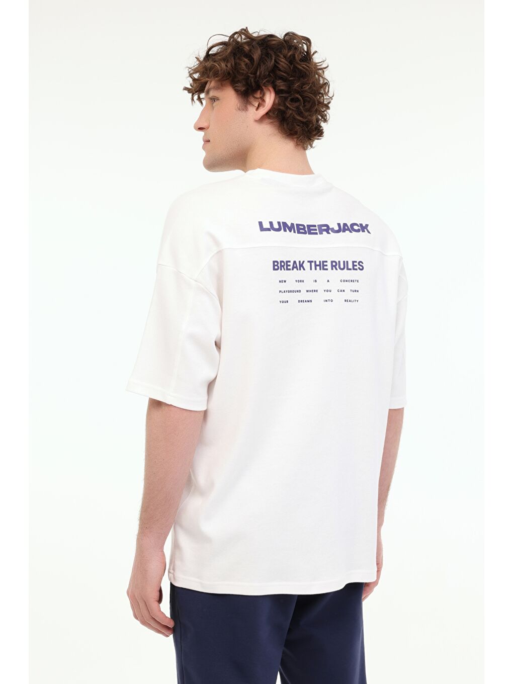 Bej Erkek Kısa Kol Tişört-1