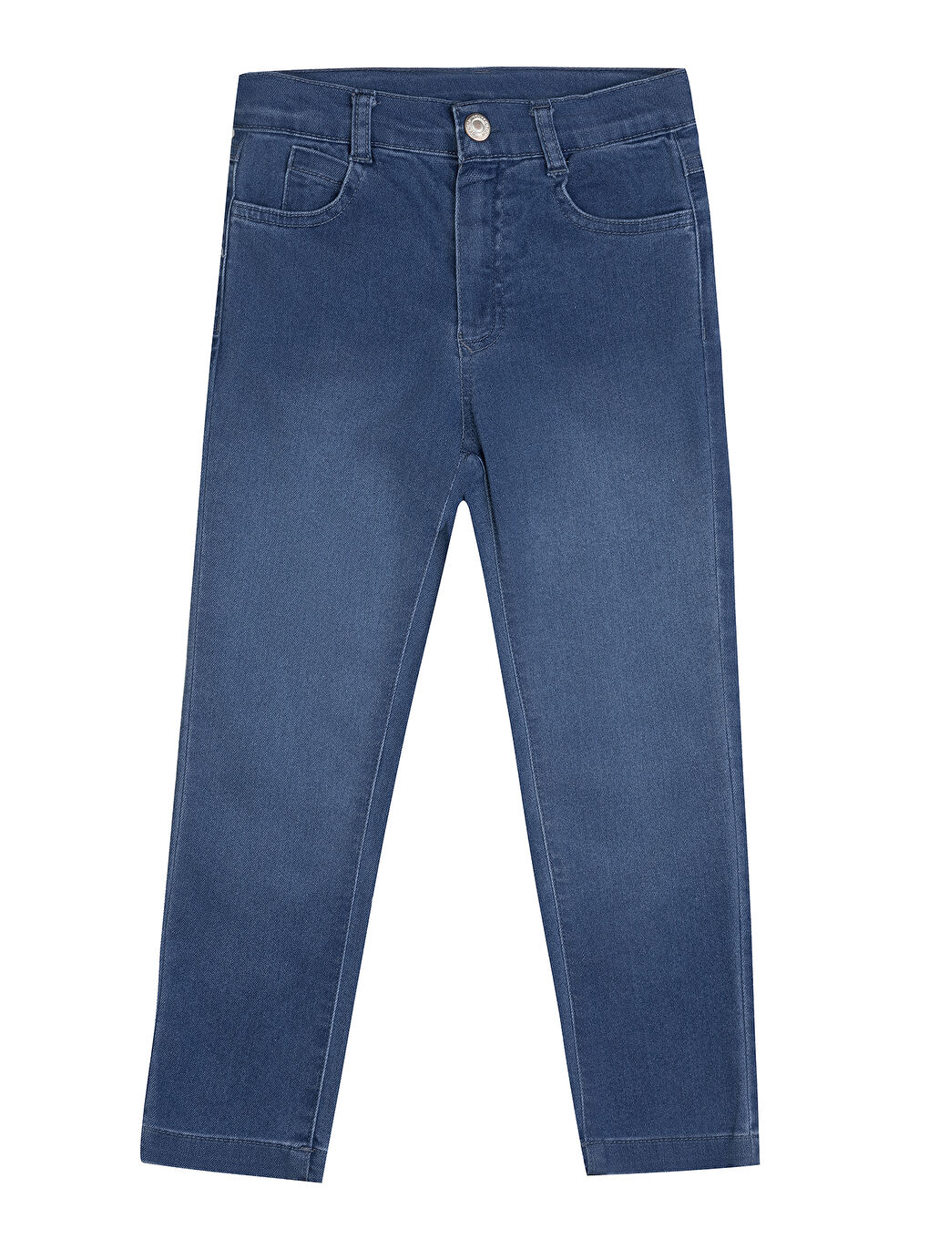 Erkek Çocuk Denim Pantolon 2-6 Yaş Koyu Mavi