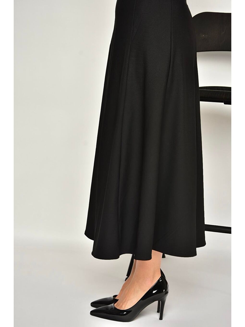 Siyah Kadın Topuklu Ayakkabı U676082008-1