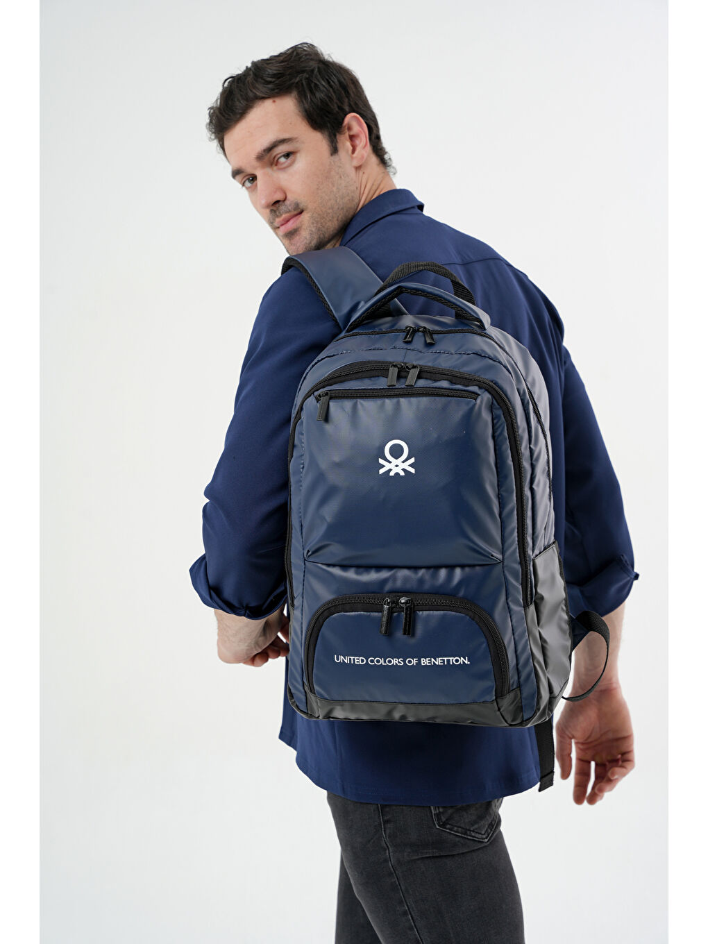 Lacivert Unisex Sırt Çantası 20875-1