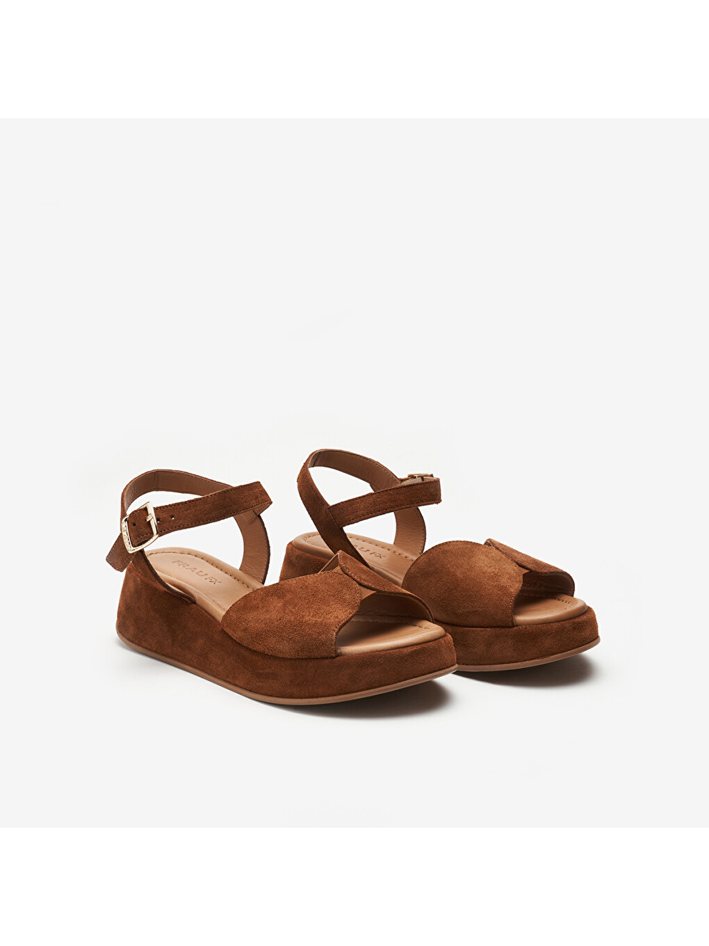Bej Kadın Sandalet 04B2 SUEDE PLATFORM SANDALS-1