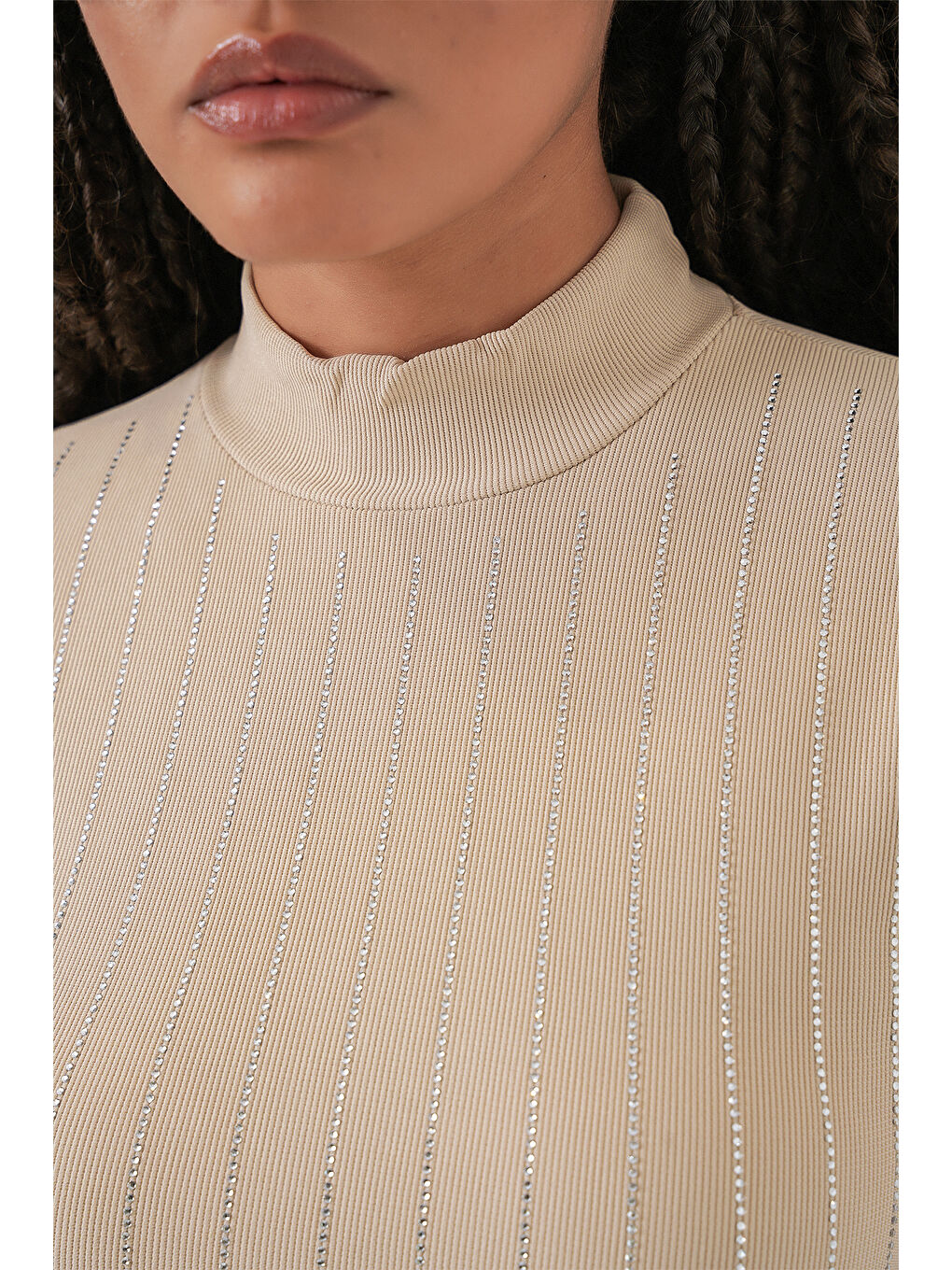 Bej 922 Taşlı Body - Bisküvi-5