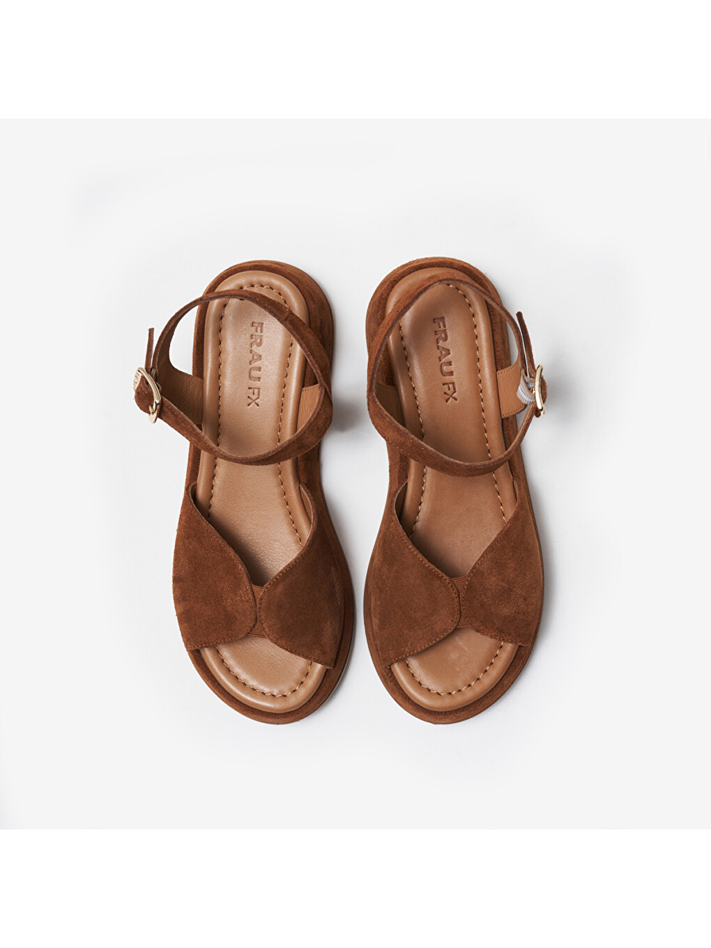 Bej Kadın Sandalet 04B2 SUEDE PLATFORM SANDALS-4
