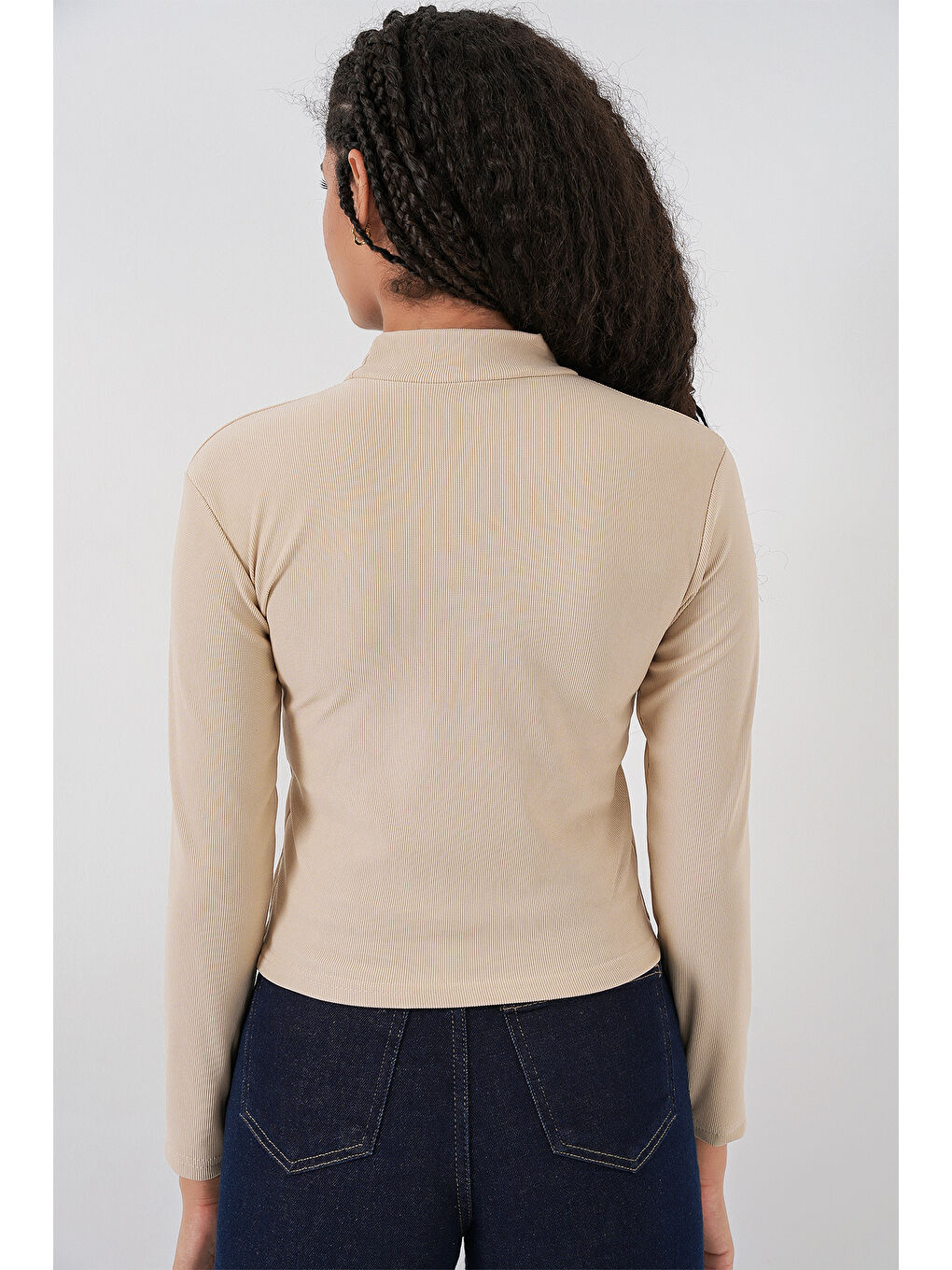 Bej 922 Taşlı Body - Bisküvi-6