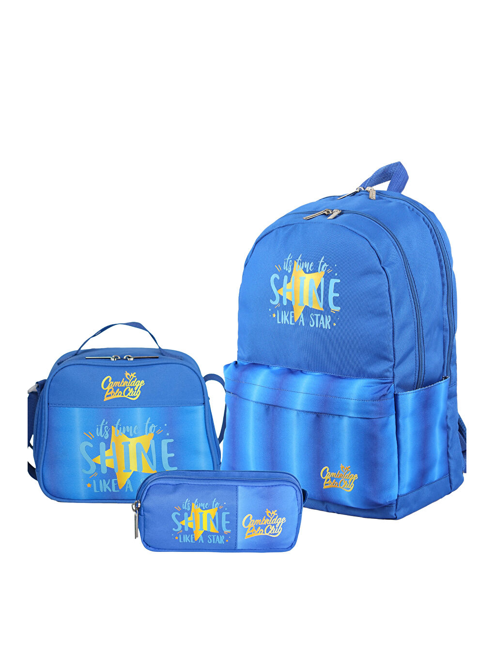 Star Çift Ana Bölmeli Unisex Çocuk İlkokul Çanta Set