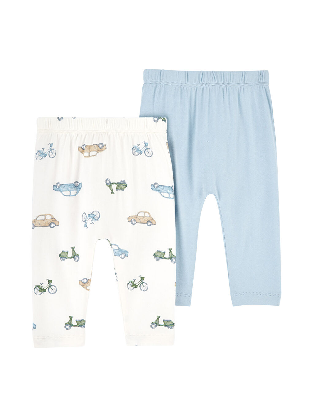 Karışık Erkek Bebek PurelySoft 2'li Pantolon Set-1