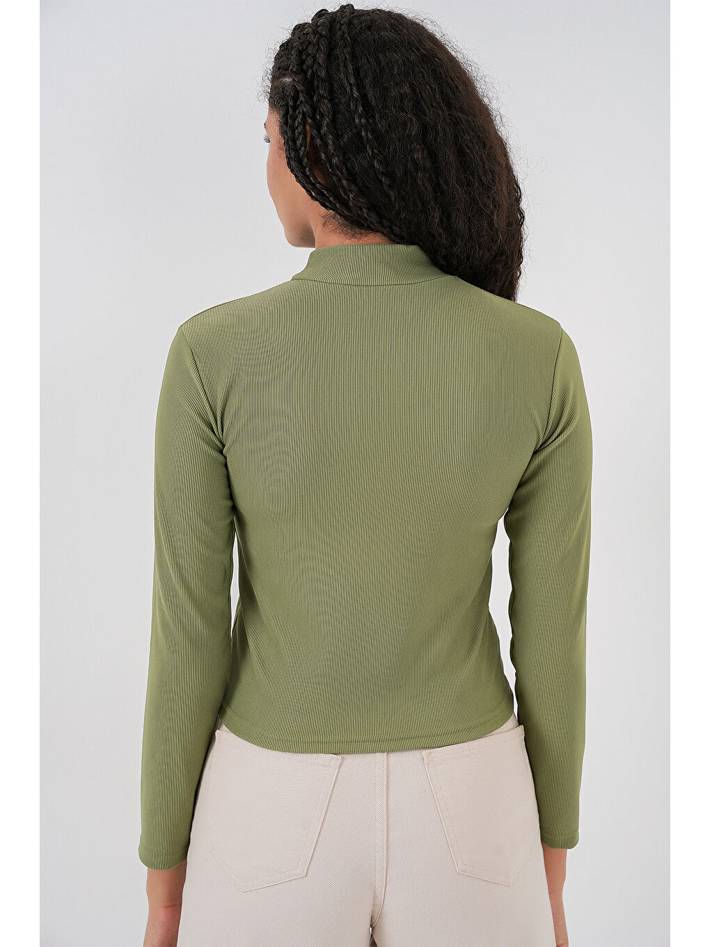 Yeşil 922 Taşlı Body - Çağla-6