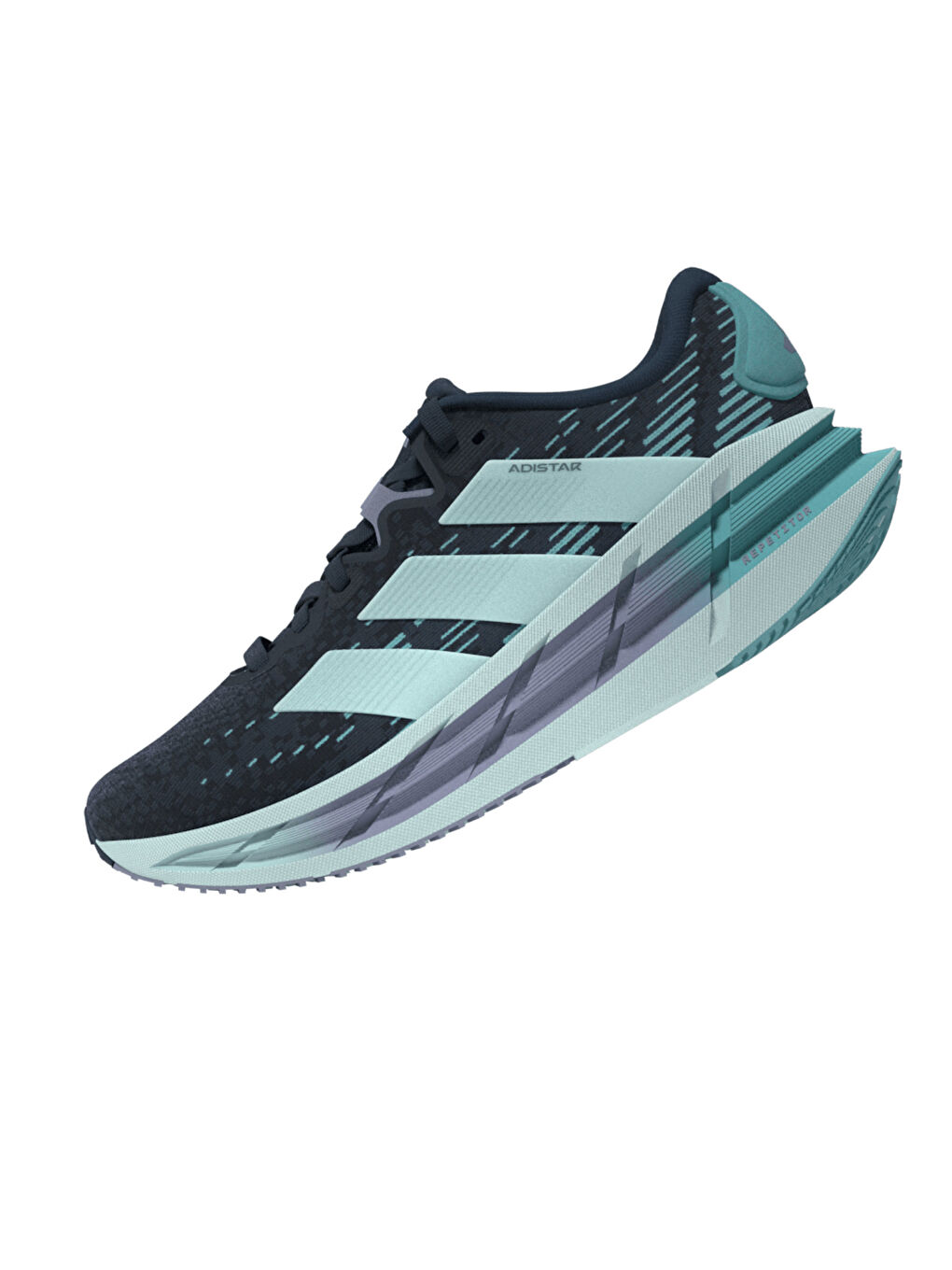 Lacivert Adistar 4 Aurinkhalminminton Kadın Mavi Yol Koşusu Ayakkabısı-3