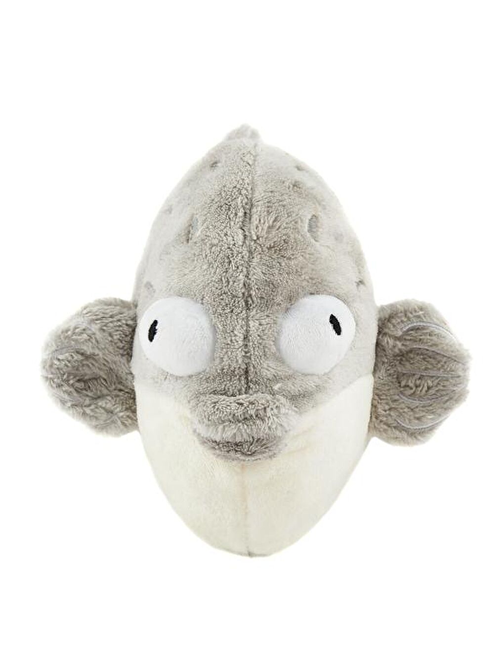 Soft Balon Balığı Figürlü Yastık - Gri - 31x18 cm-3