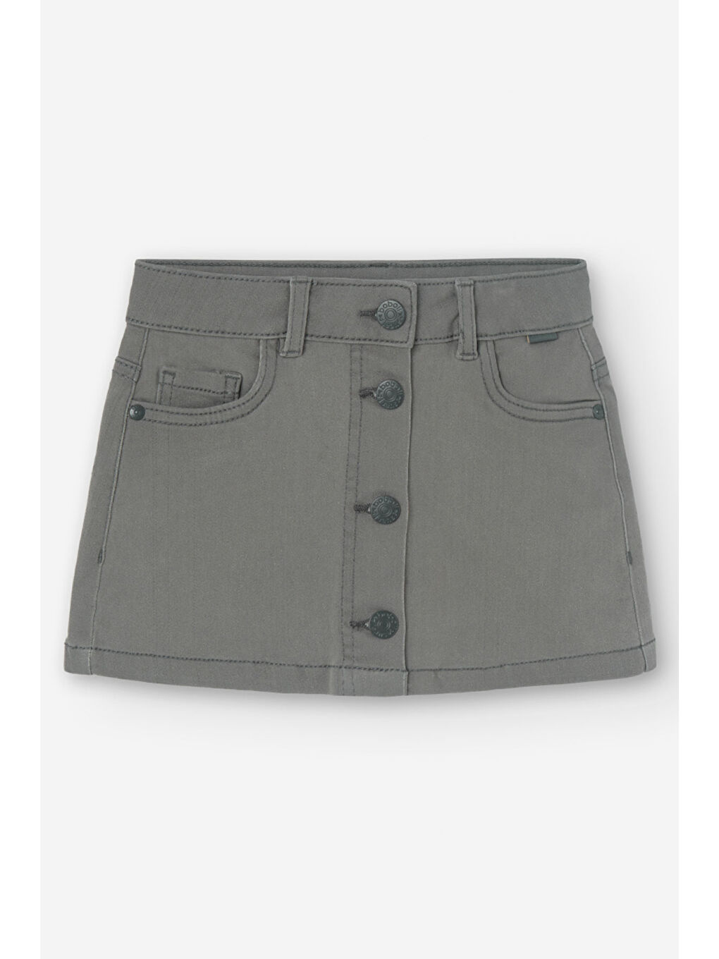 Gri Kız Çocuk Etek