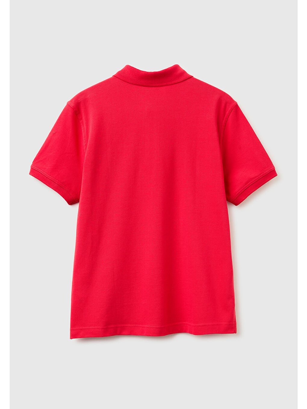 Erkek Kırmızı Regular Fit Kısa Kollu Polo T-Shirt-1
