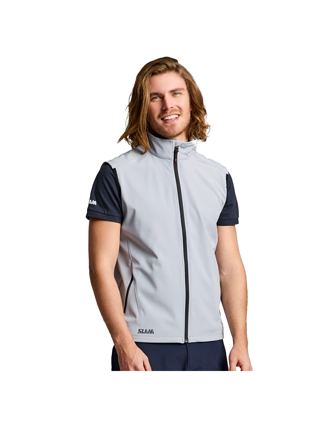 Act Softshell Vest Erkek Gri Yelek-2
