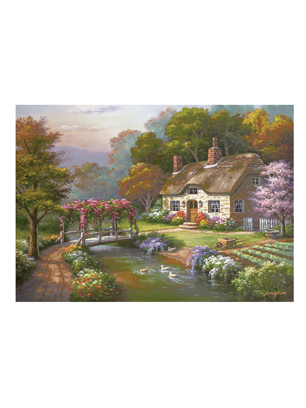 Puzzle 3000 Parça Güllü Konak 4917-1