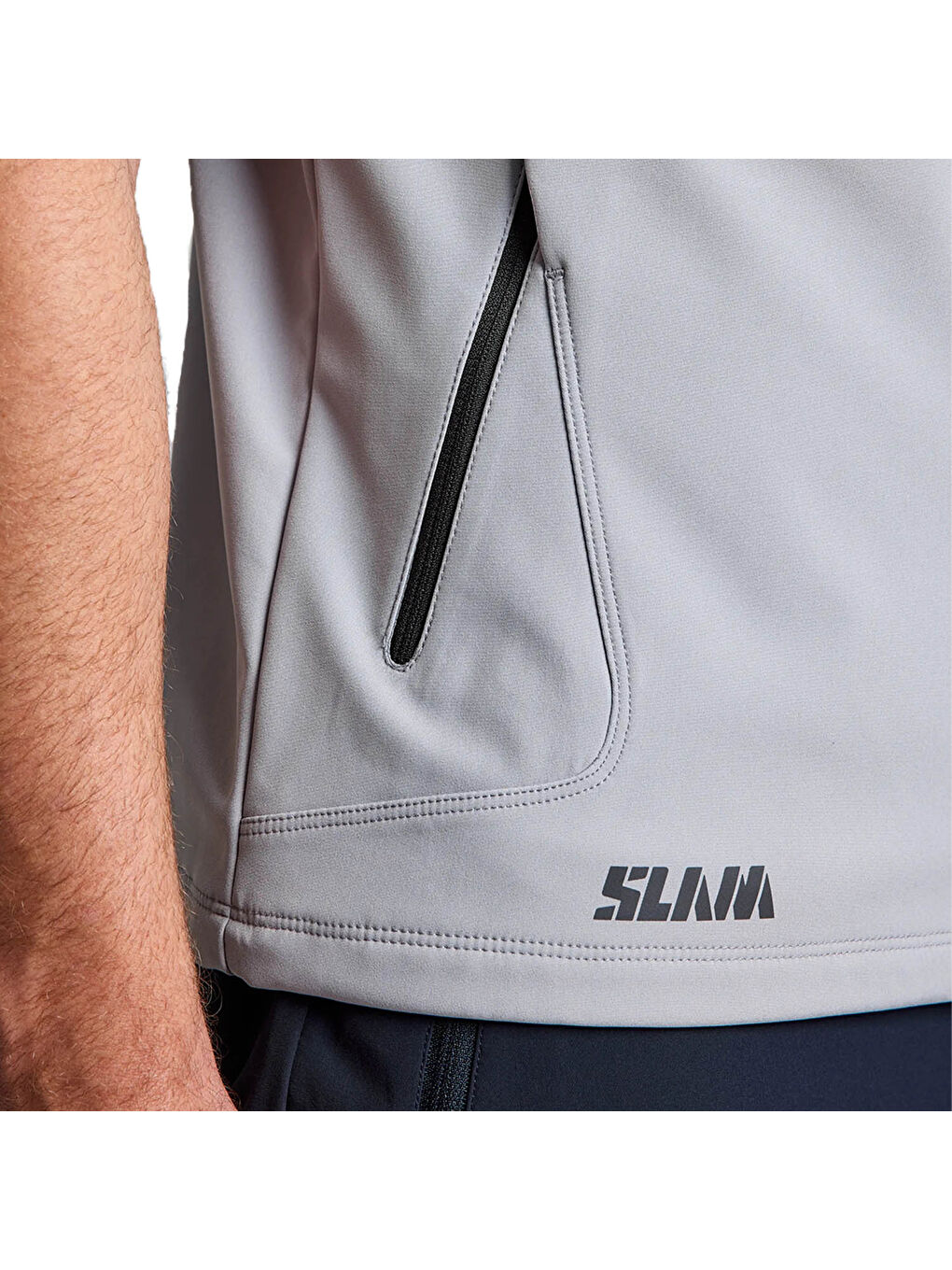 Act Softshell Vest Erkek Gri Yelek-5