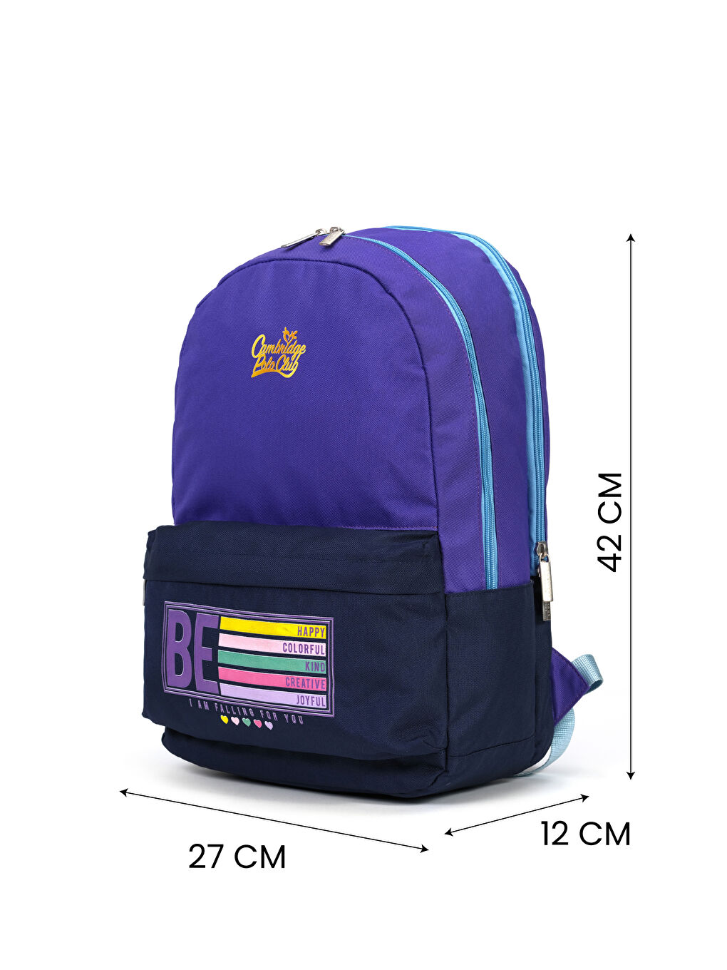 Be Happy Çift Ana Bölmeli Unisex Çocuk İlkokul Çanta Set-3