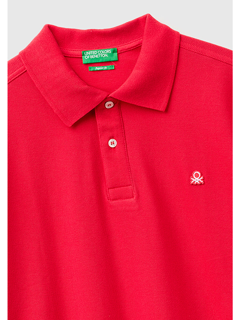 Erkek Kırmızı Regular Fit Kısa Kollu Polo T-Shirt-2