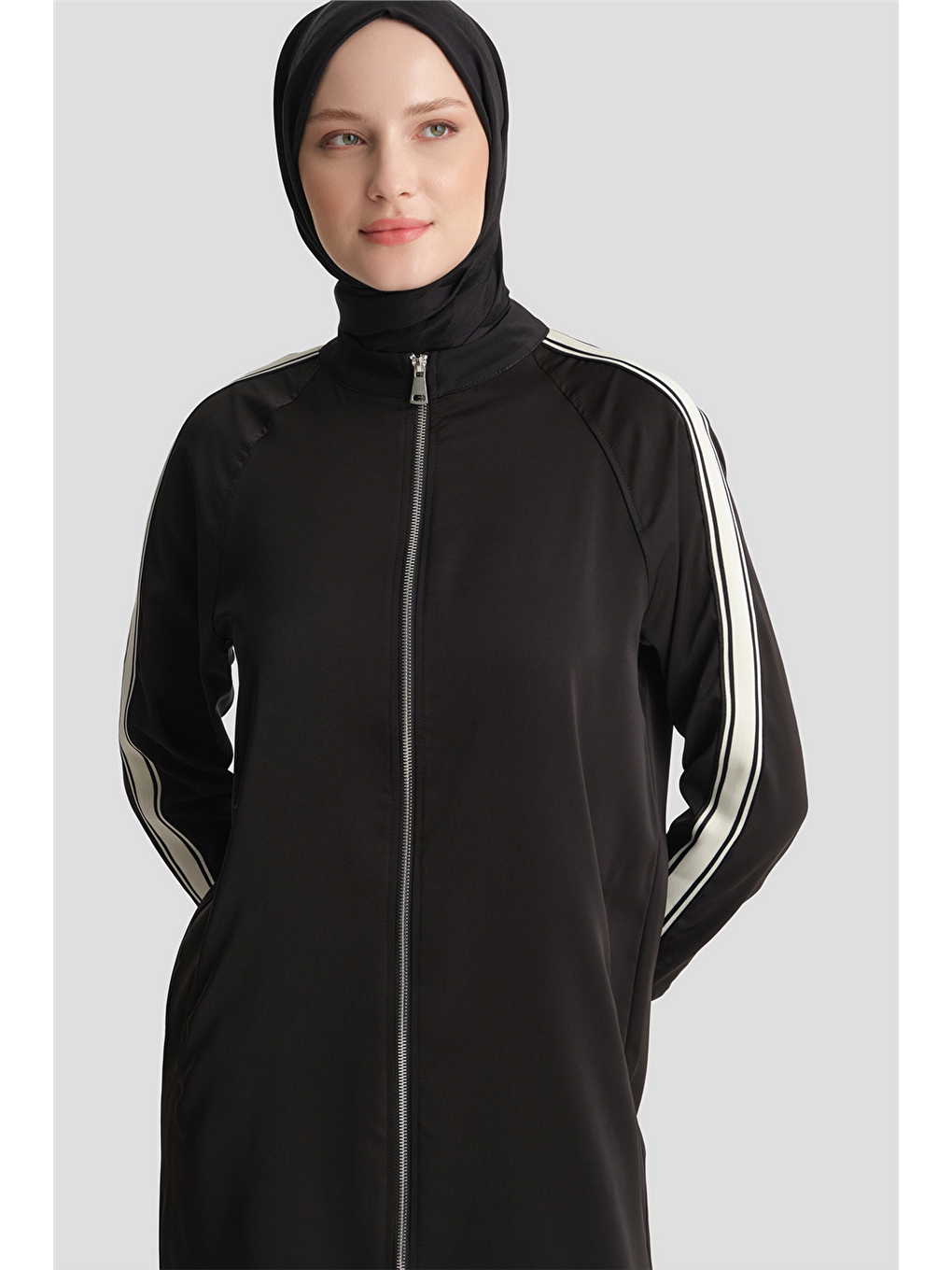 Biye Detaylı Ceket Siyah
