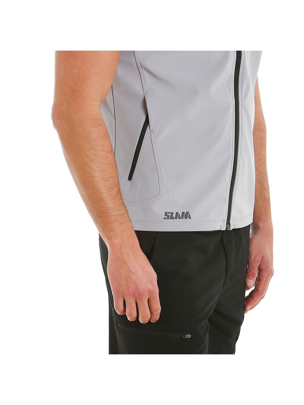 Act Softshell Vest Erkek Gri Yelek-9