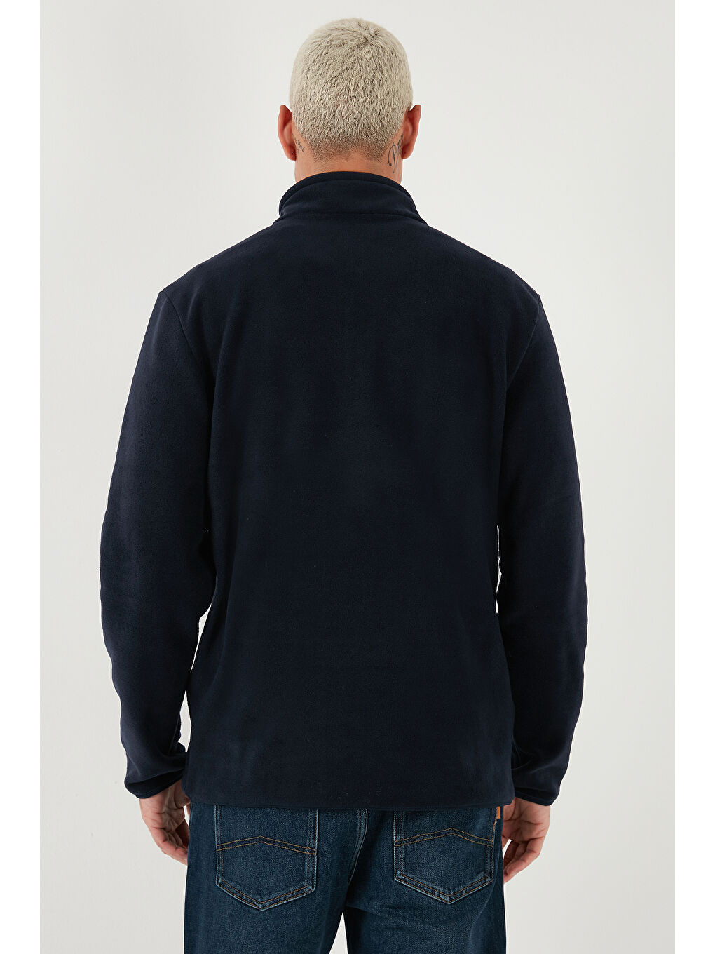 Lacivert Regular Fit Anti-Pilling Tüylenme Yapmayan Soğuk Geçirmez 2'li Paket Polar 5896700S2-3