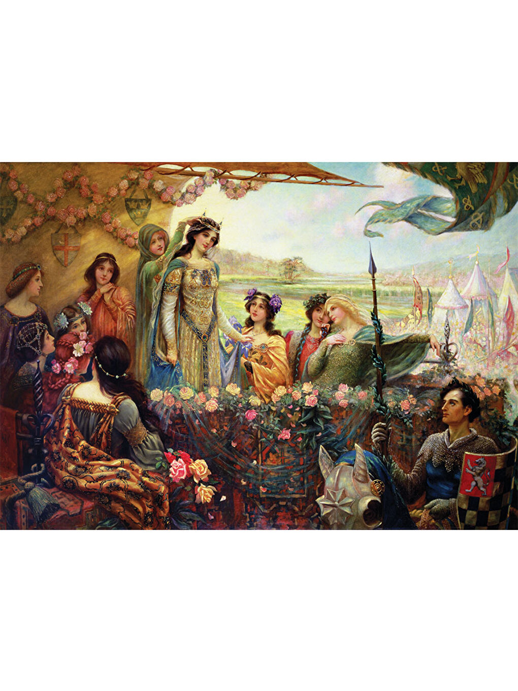 Anatolian Puzzle 3000 Parça Lancelot-Guinevere 4929 - 1