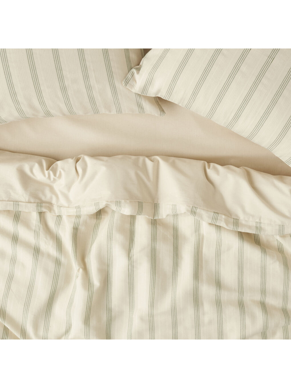 %100 Pamuk Valeria Çift Kişilik Nevresim Takımı Yeşil (200x220 cm)-1